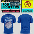 Foo Fighters Take Cover Tour Merch 2026 Retro Skeleton T-Shirt Presents For Rock Lovers - Merchluma