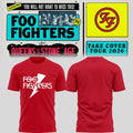 Foo Fighters Take Cover Tour Merch 2026 Lighting Logo T-Shirt Presents For Rock Lovers - Merchluma