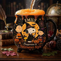 Custom Peanuts Snoopy Halloween Black Witch Cauldron Mug Happiness Is Halloween Night Cup Best Gifts - Merchluma
