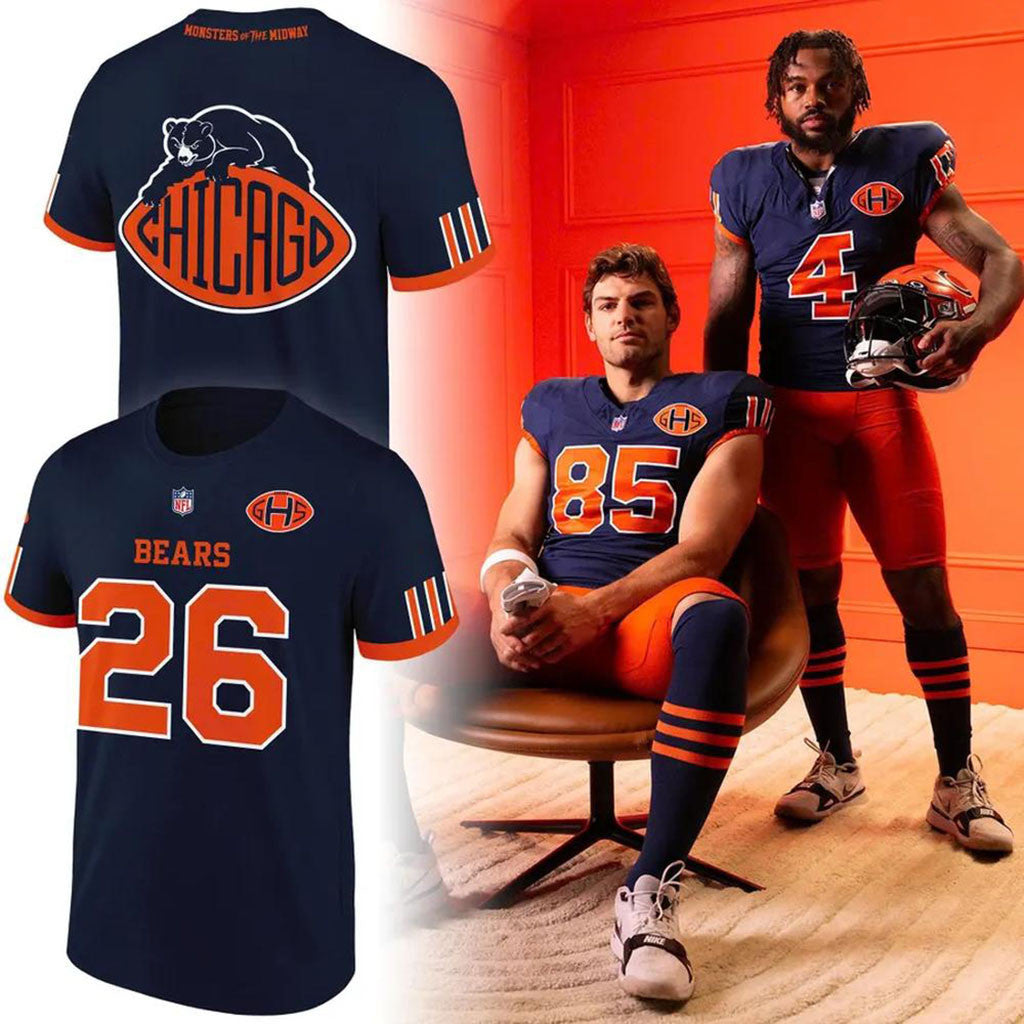 Chicago Bears Return Of The Monsters Rivalries T-Shirt Chicago Bears Merch Football Fan Gear - Merchluma