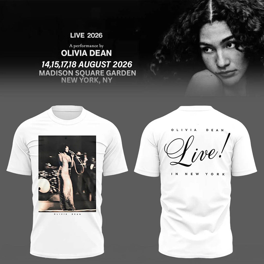 Olivia Dean Merch The Art Of Loving Olivia Dean Live 2026 In NYC Shirt Gifts For Fans - Merchluma