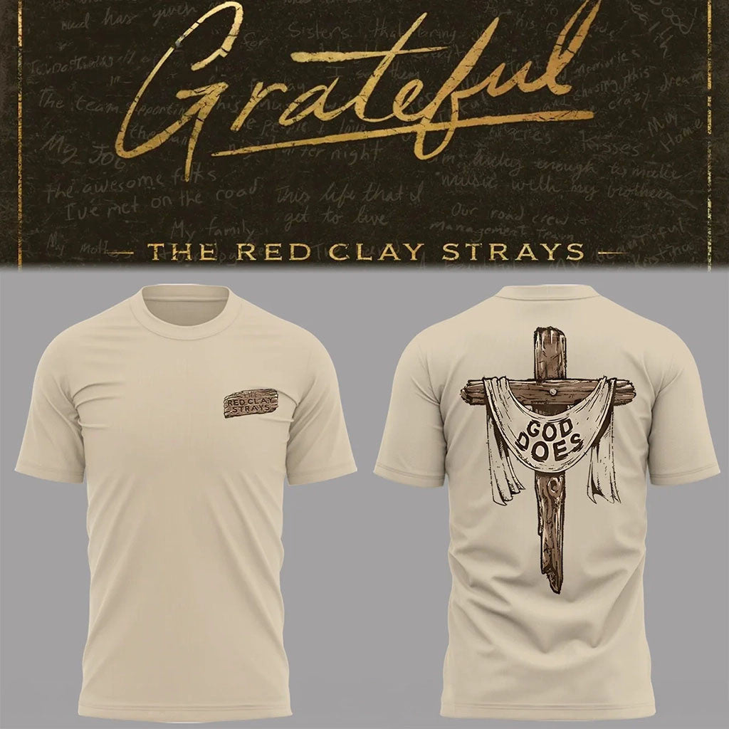 The Red Clay Strays Merch 2026 The Grateful Tour God Does Shirt Country Music Concert Fan Gift - Merchluma