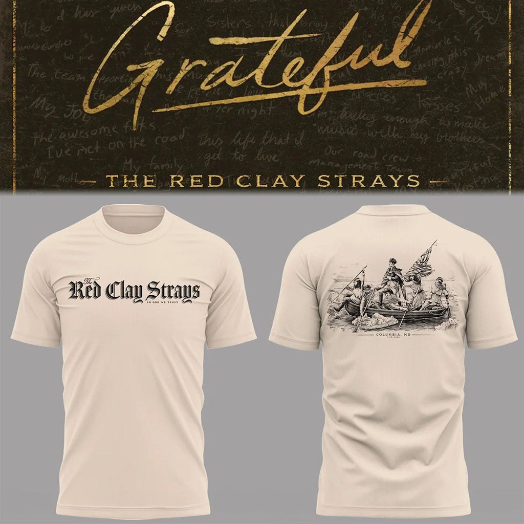 The Red Clay Strays Merch 2026 The Grateful Tour Shirt Cool Gifts For Music Lovers - Merchluma