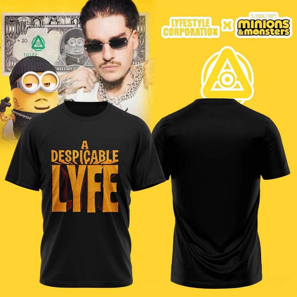 Luan Oliveira Merch Lyfestyle Corporation X Minions X Monsters T-Shirt A Despicable Life Shirt - Merchluma