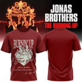Jonas Brothers Merch 2026 The Burning Up Tour T-Shirt Music Lover Gift - Merchluma