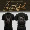 The Red Clay Strays Merch 2026 The Grateful Tour In Grand Forks ND Deer T-Shirt Brother Gift - Merchluma