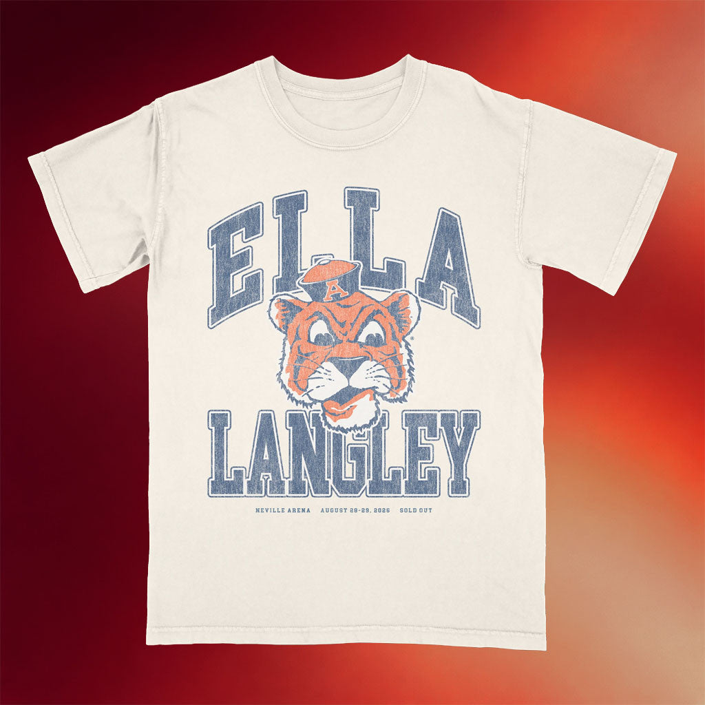 Ella Langley Auburn Merch 2026 Ella Langley Auburn Tigers T-Shirt Concert Merch Music Fan Gifts - Merchluma