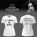 Olivia Dean Merch The Art Of Loving Live 2026 In NYC V-Neck Shirt Gifts For Music Fans - Merchluma