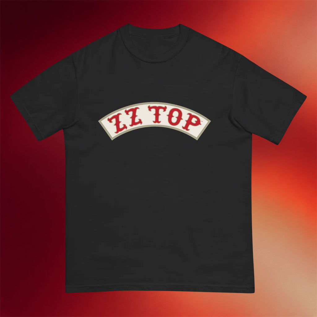 ZZ Top Merch 2026 Banner Logo T-Shirt ZZ Top Shirt Gifts For A Rock Music Lover - Merchluma