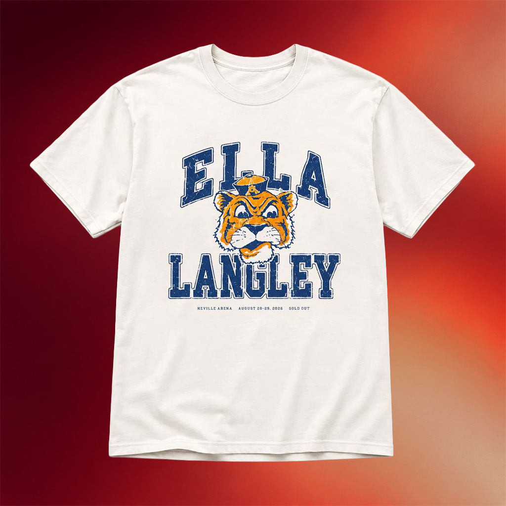 Ella Langley Auburn Merch 2026 Ella Langley Auburn Tigers Shirt Ella Langley Concert Merch - Merchluma