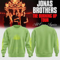 Jonas Brothers Merch 2026 The Burning Up Tour Sweatshirt Concert Fan Gift - Merchluma