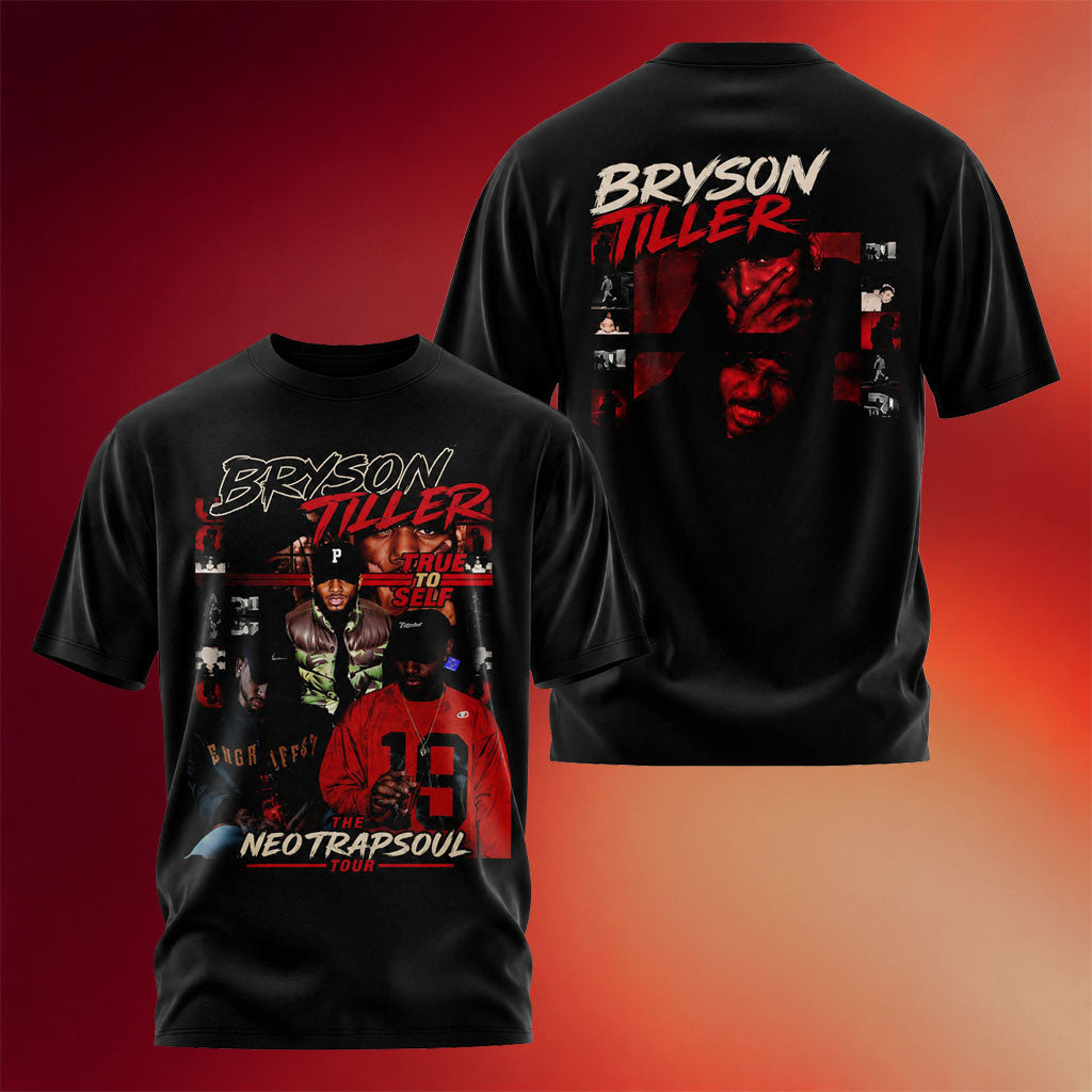 Bryson Tiller Merch 2026 True To Self The Neo Trapsoul Tour T-Shirt Presents For Music Lovers - Merchluma