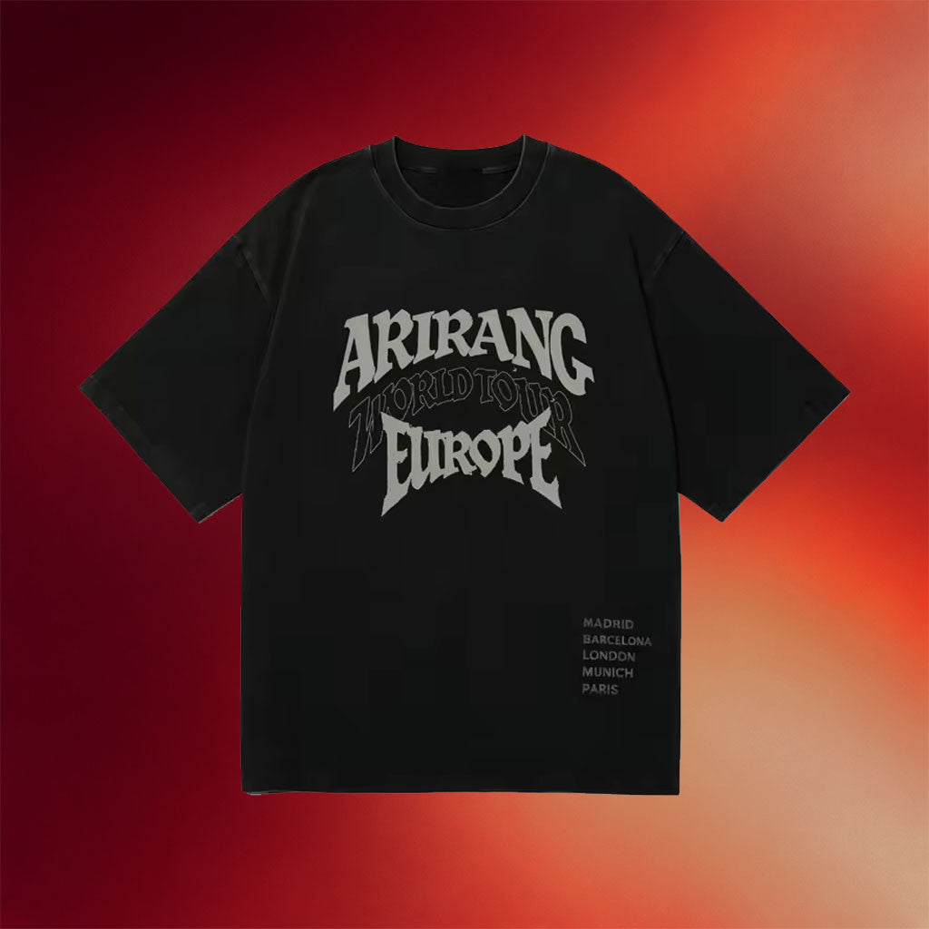 BTS Merch Arirang Kpop Europe Tour T-Shirt BTS Concert Merch 2026 Gift For Music Lovers - Merchluma