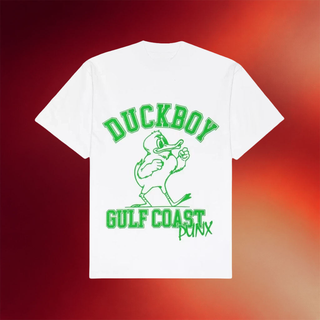 Duckboy Merch 2026 G59 DB Jesuit T-Gulf Coast Punx Shirt White Present For Dudes - Merchluma