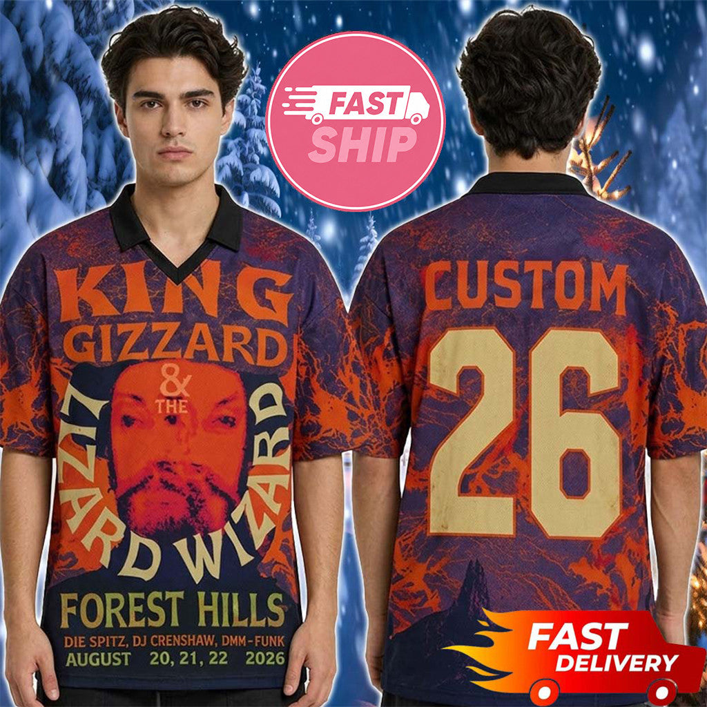 Personalized King Gizzard And The Lizard Wizard Merch 2026 Tour Jersey Gifts For Rock Band Fans - Merchluma