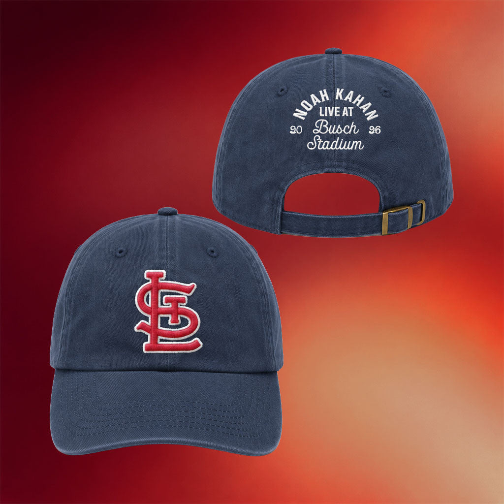 Noah Kahan Merch 2026 NK Live At Busch Stadium Hat Embroidered St Louis Cardinals Merch Gifts - Merchluma