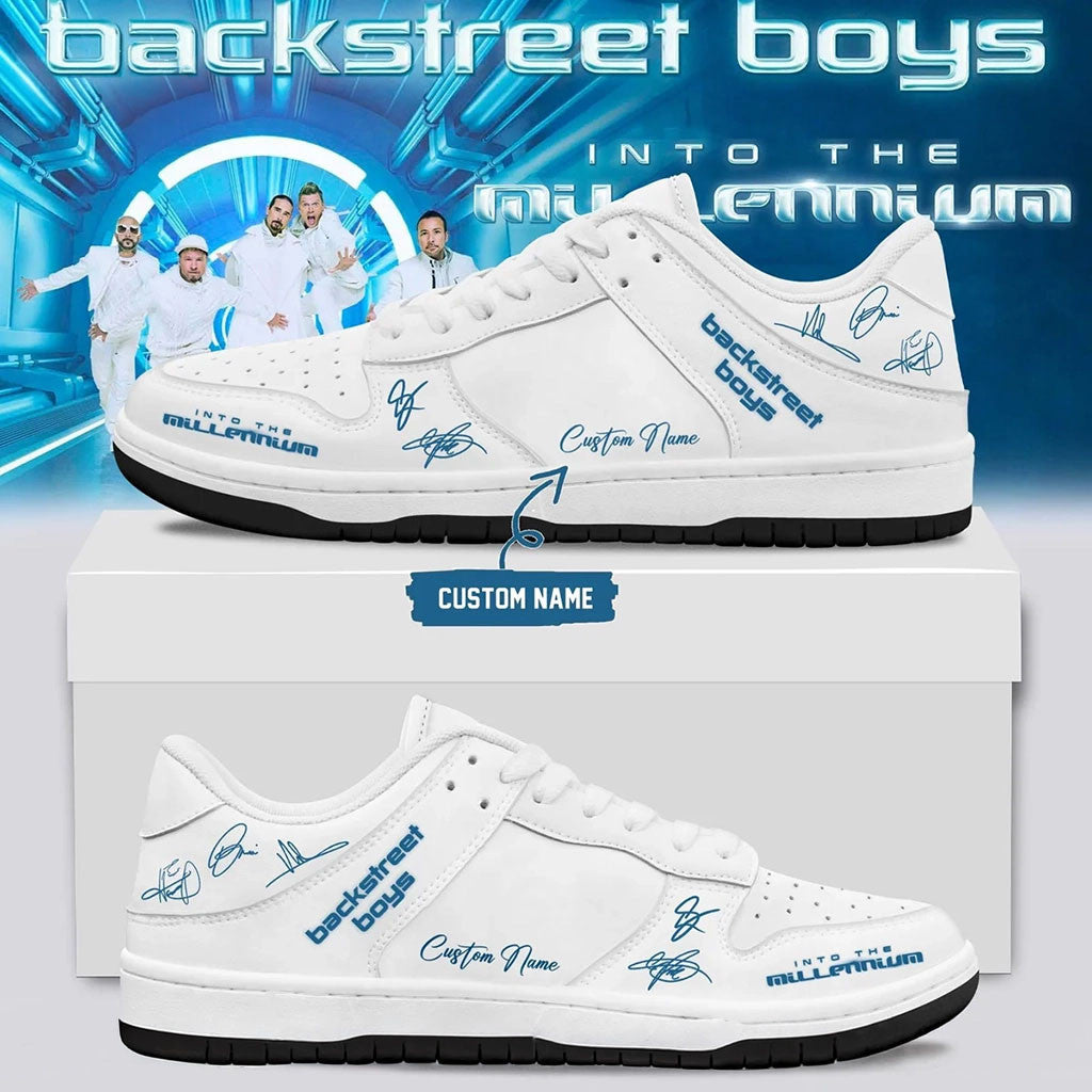 Custom Backstreet Boys Into The Millennium Sneakers Backstreet Boys Merch Pop Music Fan Gift - Merchluma