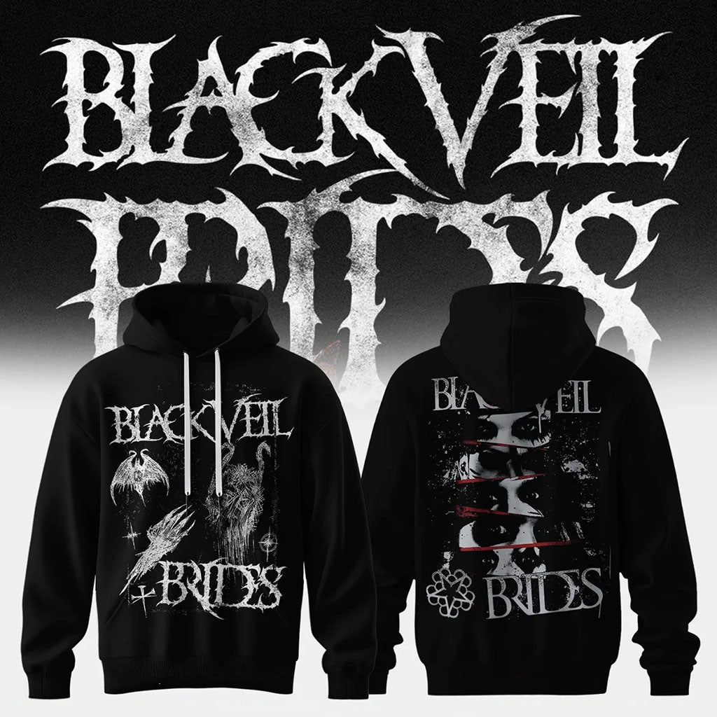 Black Veil Brides Merch Vindica Tour 2026 Gothic Vision Hoodie BVB Band Gear Rock Lovers Gift - Merchluma