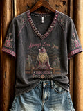 Dolly Parton Memorial Merch Always Love You 1946 2026 V-Neck Shirt RIP Merch Gift For Her - Merchluma