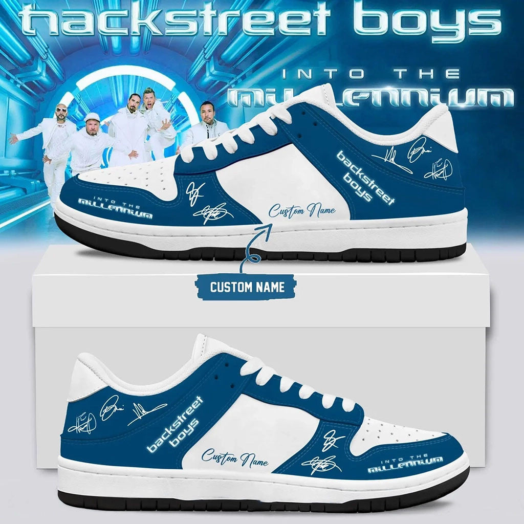 Custom Backstreet Boys Merch Into The Millennium Tour Sneakers Boy Band Concert Shoes Fan Gifts - Merchluma