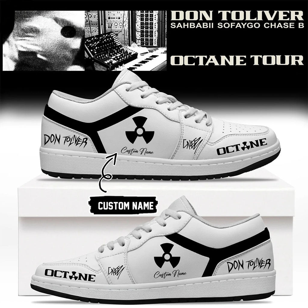 Custom Don Toliver Octane Tour Shoes Don Toliver Merchandise Rapper Music Lover Concert Fan Gift - Merchluma