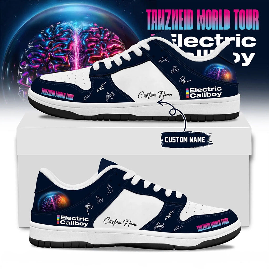 Custom Electric Callboy Merch Tanzneid World Tour Signature Shoes Gift For Concert Lover - Merchluma
