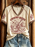 Dolly Parton Memorial Merch Country Queen V-Neck Shirt RIP 1946 2026 Merch Fan Gifts - Merchluma