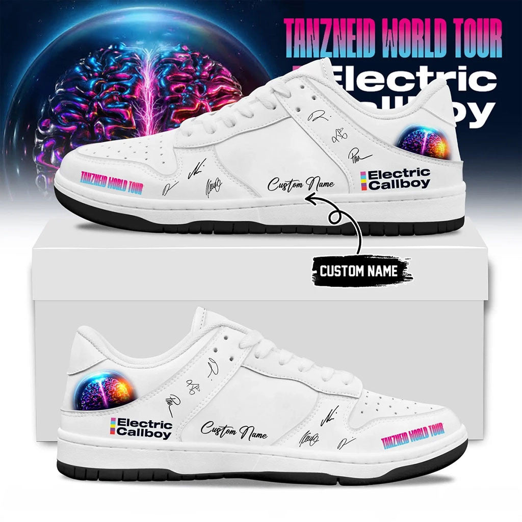 Custom Electric Callboy Merch Tanzneid World Tour Signature Shoes Music Lover Gifts For Him - Merchluma