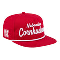 Nebraska Huskers Merch 2026 Nebraska Huskers New Era Team Text Golfer Snapback Hat Fan Gifts - Merchluma