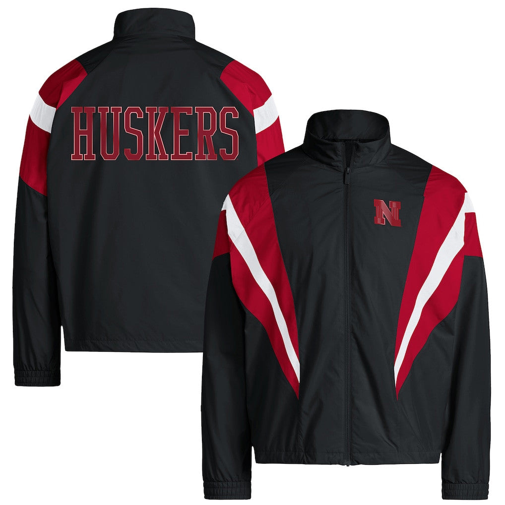 Nebraska Huskers Merch 2026 Nebraska Huskers Our Red Burns Brighter Zip Jacket Black Gifts - Merchluma