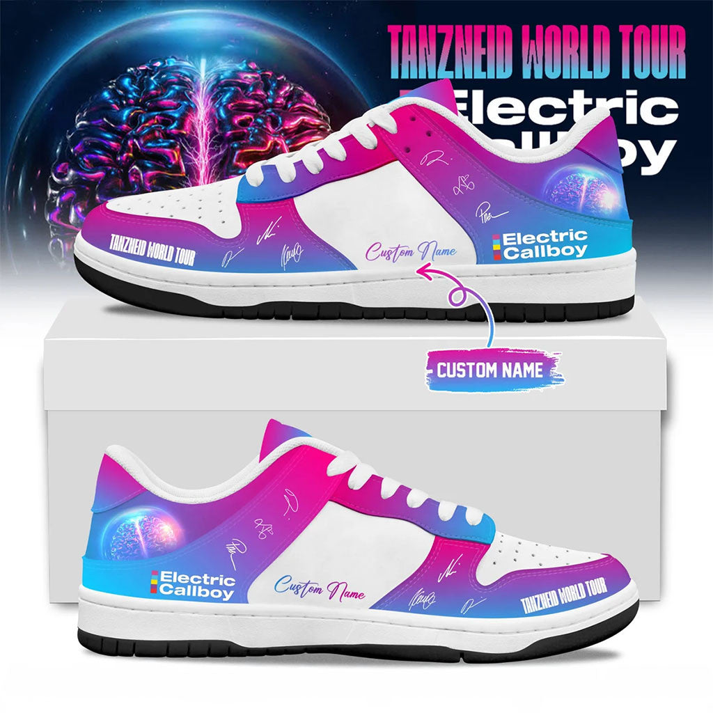 Custom Electric Callboy Tanzneid World Tour Signature Shoes Electric Callboy Merchandise - Merchluma