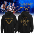 Weezer The Gathering World Tour Hoodie Black Weezer Merch Gifts For Rock Band Fans - Merchluma