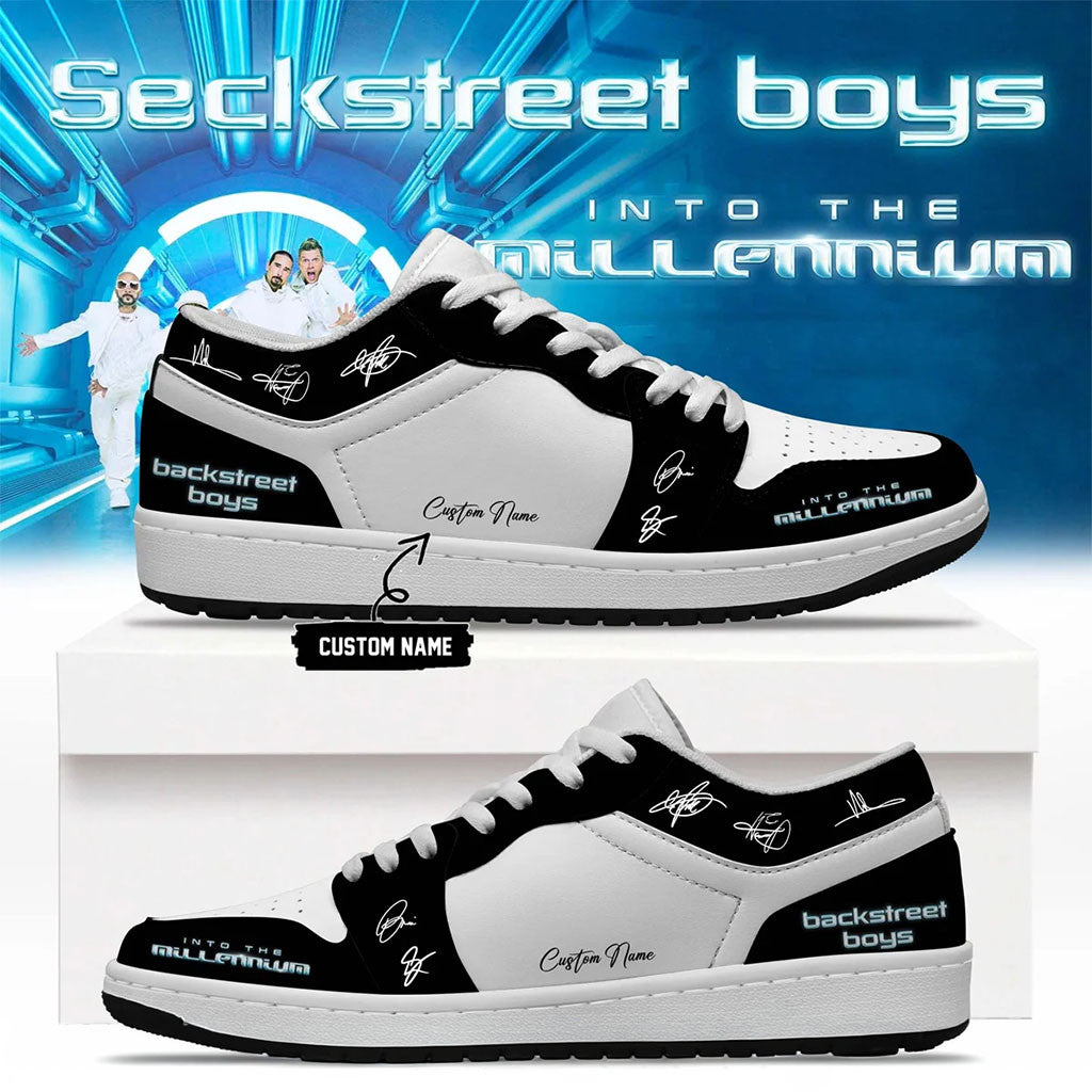 Personalized Backstreet Boys Merch Sneakers Into The Millennium Shoes Music Fan Concert Gift - Merchluma