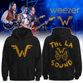 Weezer The Gathering World Tour Hoodie Black Weezer Merch The LA Sound Hoodie Rock Fan Gift - Merchluma