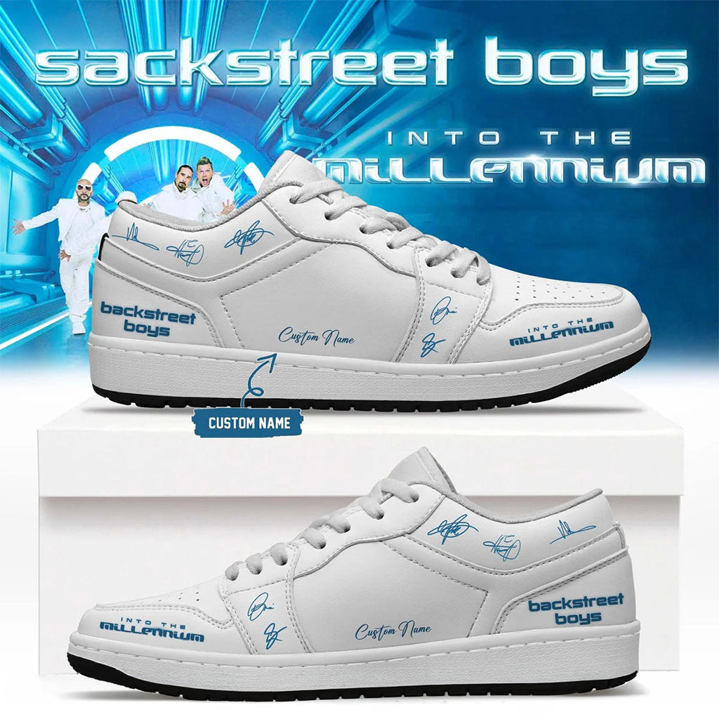 Personalized Backstreet Boys Merch Sneakers Into The Millennium Shoes Pop Band Fan Gift - Merchluma