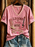 Dolly Parton Merch Legend Of Country Music V-Neck Shirt Always Love You Shirt Memorial Gifts - Merchluma