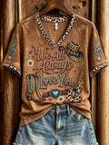 Dolly Parton Tribute Merch We Are Always Love You 1946 2026 V-Neck Shirt Memorial Gift For Her - Merchluma