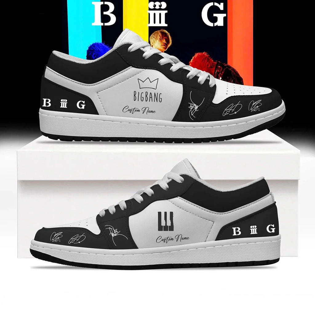 Personalized BB World Tour XX Cosmos Sneakers BIGBANG Merch Gifts For Kpop Music Fan - Merchluma