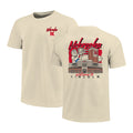 Nebraska Huskers Merch 2026 Nebraska Huskers Image One Hand-Drawn Campus Stack T-Shirt Gifts - Merchluma