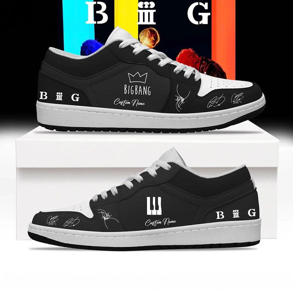 Personalized BIGBANG Merch BB World Tour XX Cosmos Shoes Presents For Music Lovers - Merchluma