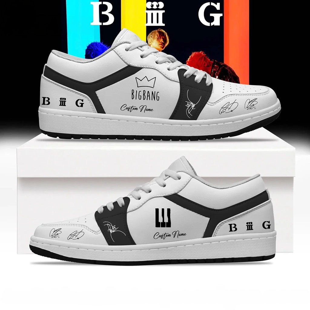 Personalized BIGBANG Merch BB World Tour XX Cosmos Shoes Unique Gifts For Music Lovers - Merchluma