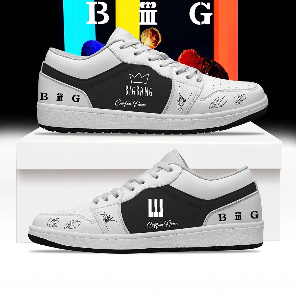Personalized BIGBANG Merch BB World Tour XX Cosmos Sneakers Gift Ideas For Music Lovers - Merchluma
