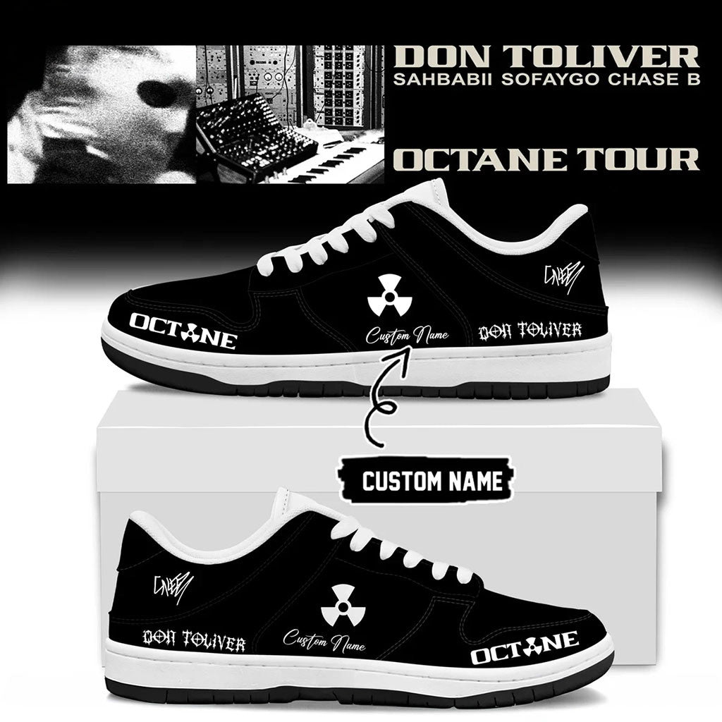 Personalized Don Toliver Merch Octane Tour Sneakers Cool Gifts For Music Lovers - Merchluma