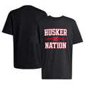 Nebraska Huskers Volleyball Merch 2026 Our Red Burns Brighter T-Shirt Husker Nation Tee Black' - Merchluma