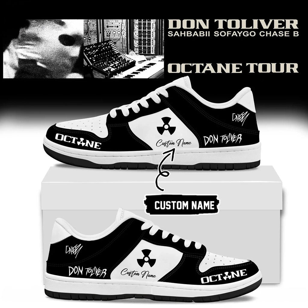 Personalized Don Toliver Merch Octane Tour Sneakers Unique Gifts For Music Lovers - Merchluma