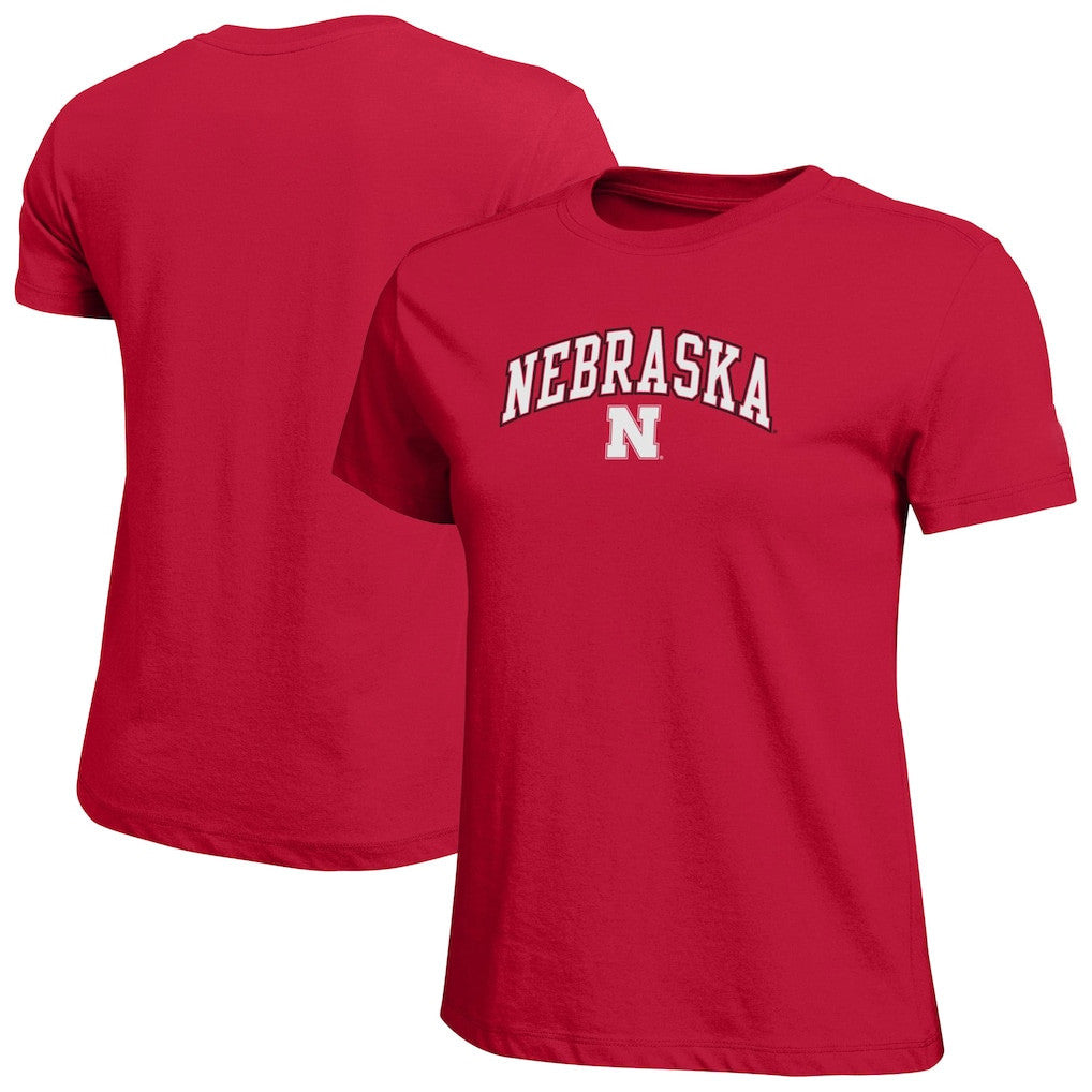 Nebraska Huskers Volleyball Merch 2026 Nebraska Champion Arch Over Logo T-Shirt Game Day Gifts - Merchluma