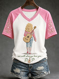 Dolly Parton We Will Always Love You V-Neck Shirt Thank You Country Music Legend Tribute Tee - Merchluma