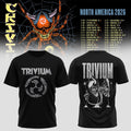 Trivium North America Tour 2026 T-Shirt Trivium Merch Metal Music Concert Fan Gift - Merchluma