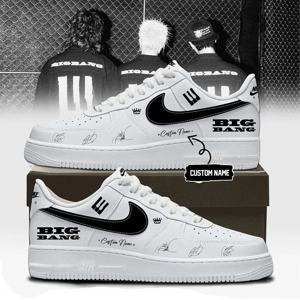 Customized BIGBANG Merch Shoes Kpop Concert Sneakers Music Lover Gifts - Merchluma