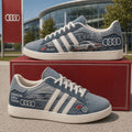 Audi Vorsprung Durch Technik Shoes Sneakers Audi Merch Gifts For Automotive Enthusiasts - Merchluma